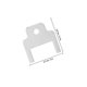 thumbnail image 2 of unbranded 4Ud Llave Universal Para De Papel Higiénico De Metal Color Plata Para Uso En Baños Públicos, 2 of 7