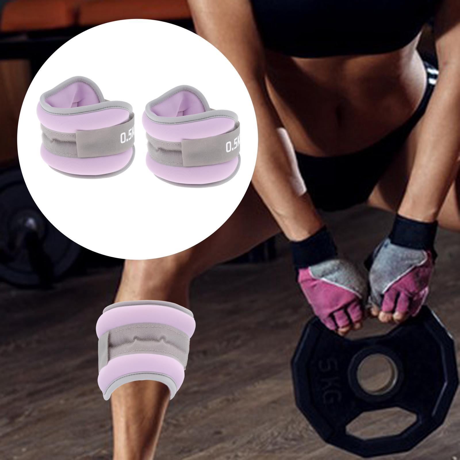 harayaa Ankle Weights Adjustable Ankle Wrist Weights Strength Training for Women Men and 0.5kg