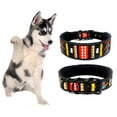 thumbnail image 4 of Flmtop Flower Line Print Reflective Adjustable Pet Dog Puppy Collar Soft Neck Strap 4#, 4 of 9