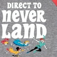 thumbnail image 3 of Disney - Peter Pan - Direct to Never Land - Toddler And Youth Raglan Graphic T-Shirt, 3 of 6