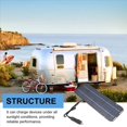 thumbnail image 5 of 2X 12V 60W Cargador de Paneles Solares Coche Moto Kick Scooter Panel Solar Portátil Cargador de Coche Batería Mantenimiento Eficiente, 5 of 5