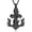 Black, variant on Fishing hook Antler Cross Anchor Urn Pendant Cremation Jewelry for Ashes Keepsake Memory Necklace Memorial Jewelry