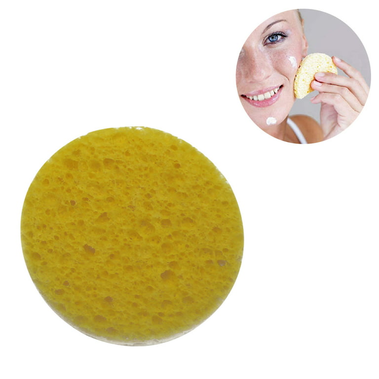 Facial Sponges Review  Compressed Natural Cellulose Sponge Cleansing  Exfoliating and Makeup Removal 