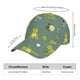 thumbnail image 2 of Fotbe Cute Yoga Frogs Gorro Clásico de Béisbol, Gorra Ajustable con Broche Snapback, Gorro de Exterior de Algodón Suave, 2 of 6