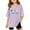 Light Purple, variant on Girls Shirts 10-12 Short Sleeve Casual Round Neck Cute Cartoon Print Shirt Soft and Breathable Summer Wear Tops(Heart, Black, 9 -10 Years)