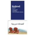 thumbnail image 2 of Better Office Products - Greeting card - 12.7 x 17.8 cm - congratulations on your retirement - assorted - pack of 2, 2 of 6