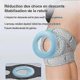 thumbnail image 4 of Kinetix Knee Support Knee Pad Orthopaedic Bandage Targeted Reduces Knee Pain X1pcs Grey, 4 of 5
