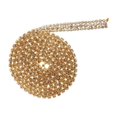 thumbnail image 1 of Xingzhi 1 Yard Rhinestone Close Chain Trim for Jewelry Craft Gold Coloured Diamond, 1 of 9