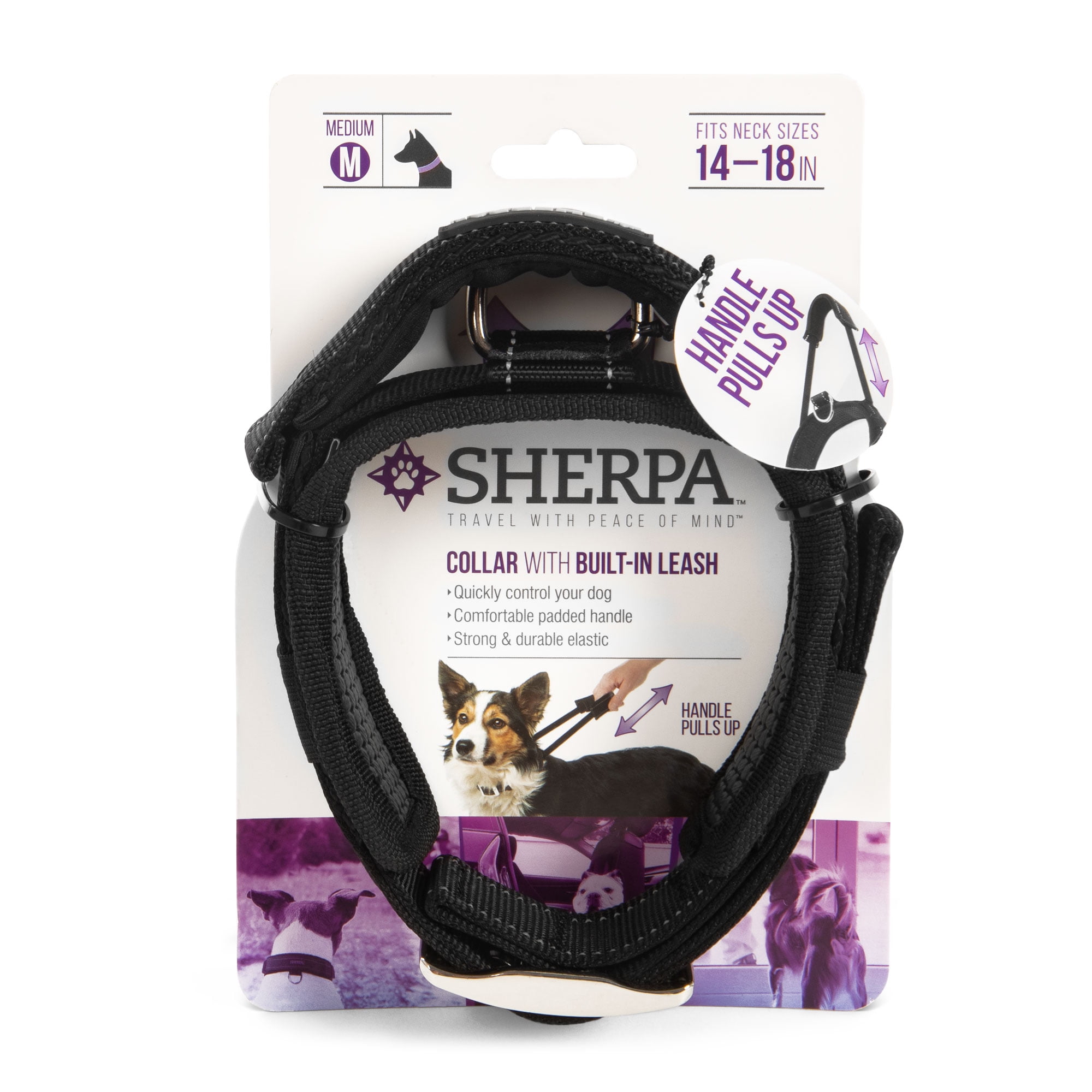 Collar with leash built in sales
