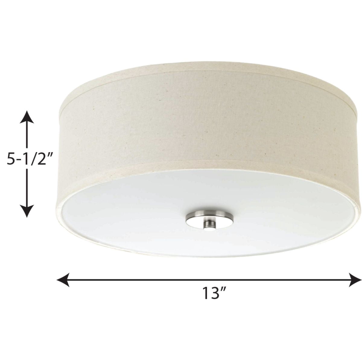 Inspire Collection Two-Light 13" Flush Mount