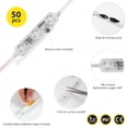 thumbnail image 6 of M&T Displays 5x10 pcs 2835 3 LED Module 12V DC 6500K White 100LM 160 deg Lens Adhesive Tape Male Female Jack IP67 Water Resistant Outdoor Letter Sign Billboard Backlight Home Garden Party Decoration, 6 of 8