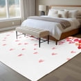 thumbnail image 4 of Large Area Rugs for Living Room Bedroom, Valentine's Day 8'x10' Rug Washable Carpet Runner Indoor Outdoor, Watercolor Love Modern Minimalist Boho Non Slip Floor Mats Rug for Kitchen, Patio, 4 of 8