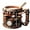 D, variant on Novelty Drum Kit Musical Instrument Coffee Mug For Music Teacher Or Lover Gift Sarcastic Ceramic Without Music Life Would Be B Flat (C)