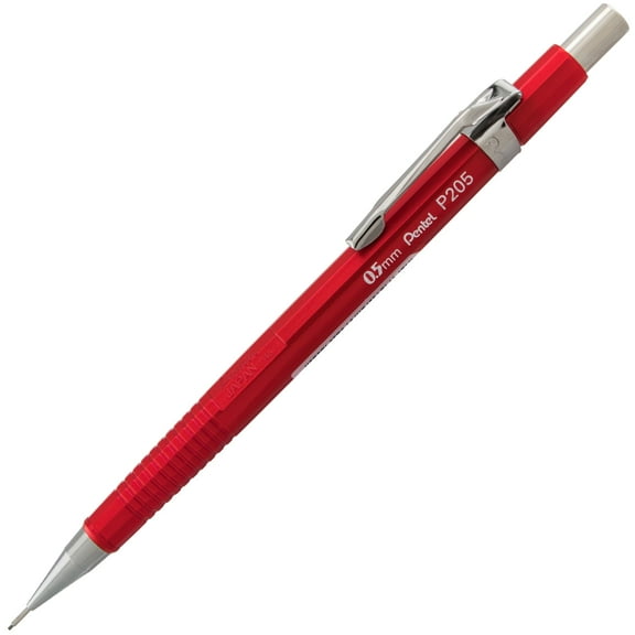 Pentel Sharp Mechanical Pencil, .5mm, Metallic Red