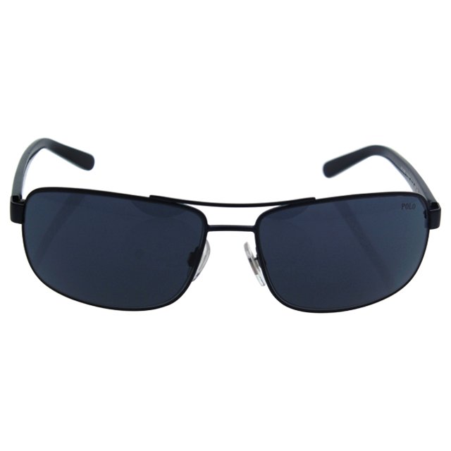 Polo Ralph Lauren Men's PH3095 Sunglasses Matte Navy Blue/Grey-Blue 63mm