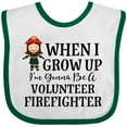 thumbnail image 3 of Inktastic Volunteer Firefighter Future Girls Girls Baby Bib, 3 of 4