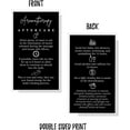 thumbnail image 3 of Aromatherapy Massage Aftercare Cards  50 Pack  2x3.5 inch Business Card Size  Aromatherapy Accessories  Black Card Design, 3 of 6