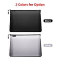 thumbnail image 3 of Fireproof Money Bag Fire and Water Resistant Expandable Document Bag File Folder Storage Pouch Holder with Zipper Larger Capacity Space for A4 File Documents Cash Jewelry Passport and Val, 3 of 7
