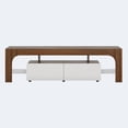 Modern Lighting TV Stand for 50 55 60 65 70 75 Inch TVs, TV Console ...