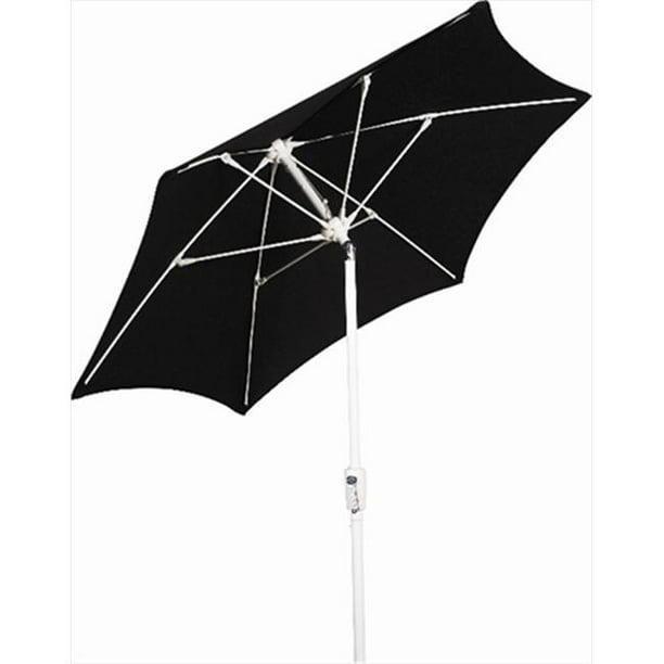 7HcrwTBlack Patio Umbrella 7.5 Ft Black