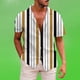 thumbnail image 4 of Camisas Casuales Para Hombre Camisa de Hombre Camisa de Manga Corta con Botones Camisa Informal con Estampado de Playa de Verano a para Hombre (Sky Blue, L), 4 of 5