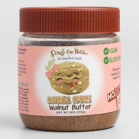 Crazy Go Nuts Oatmeal Cookie Walnut Butter (Best Oatmeal Walnut Cookies)