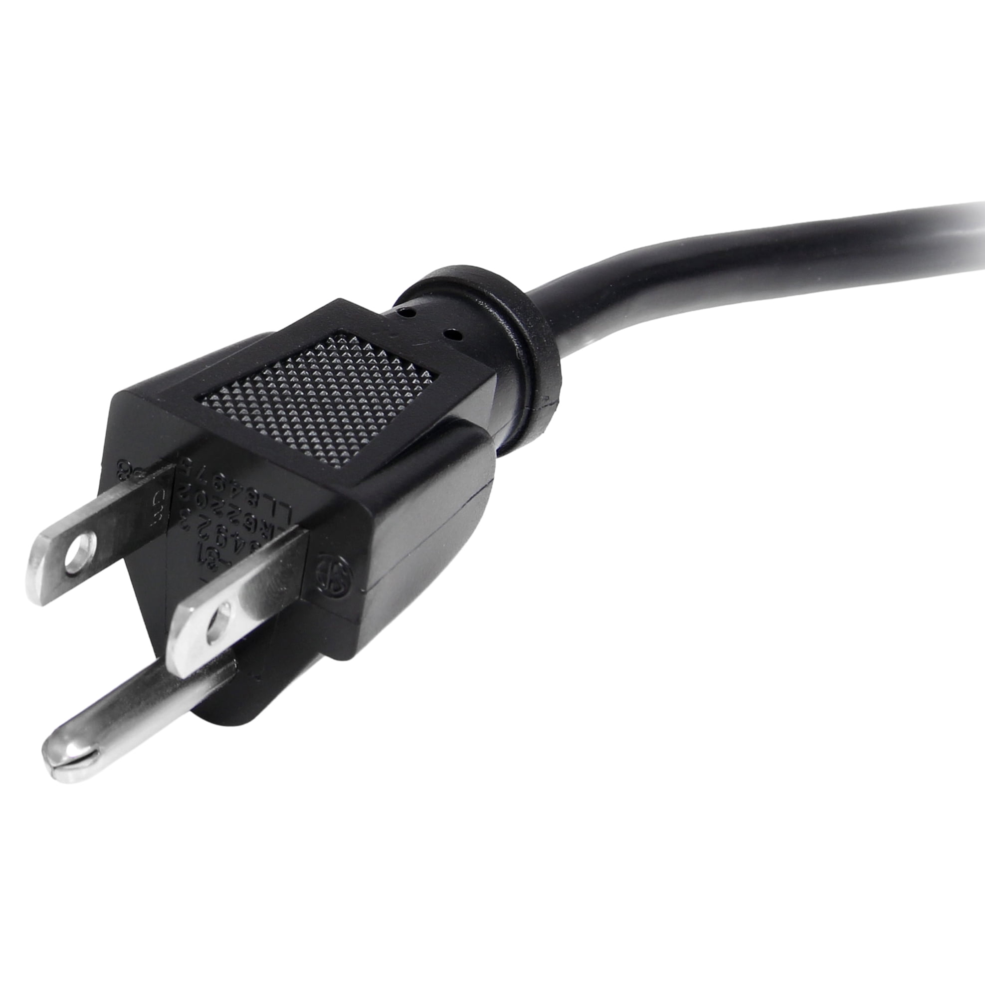 StarTech 20 ft Standard Computer Power Cord,Black