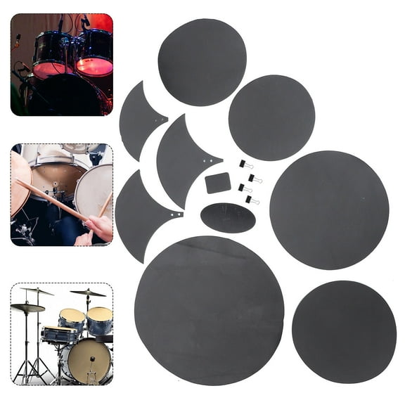 HOOWIFFY Drum Dampening Pads Professional Accessory for Drum Practice