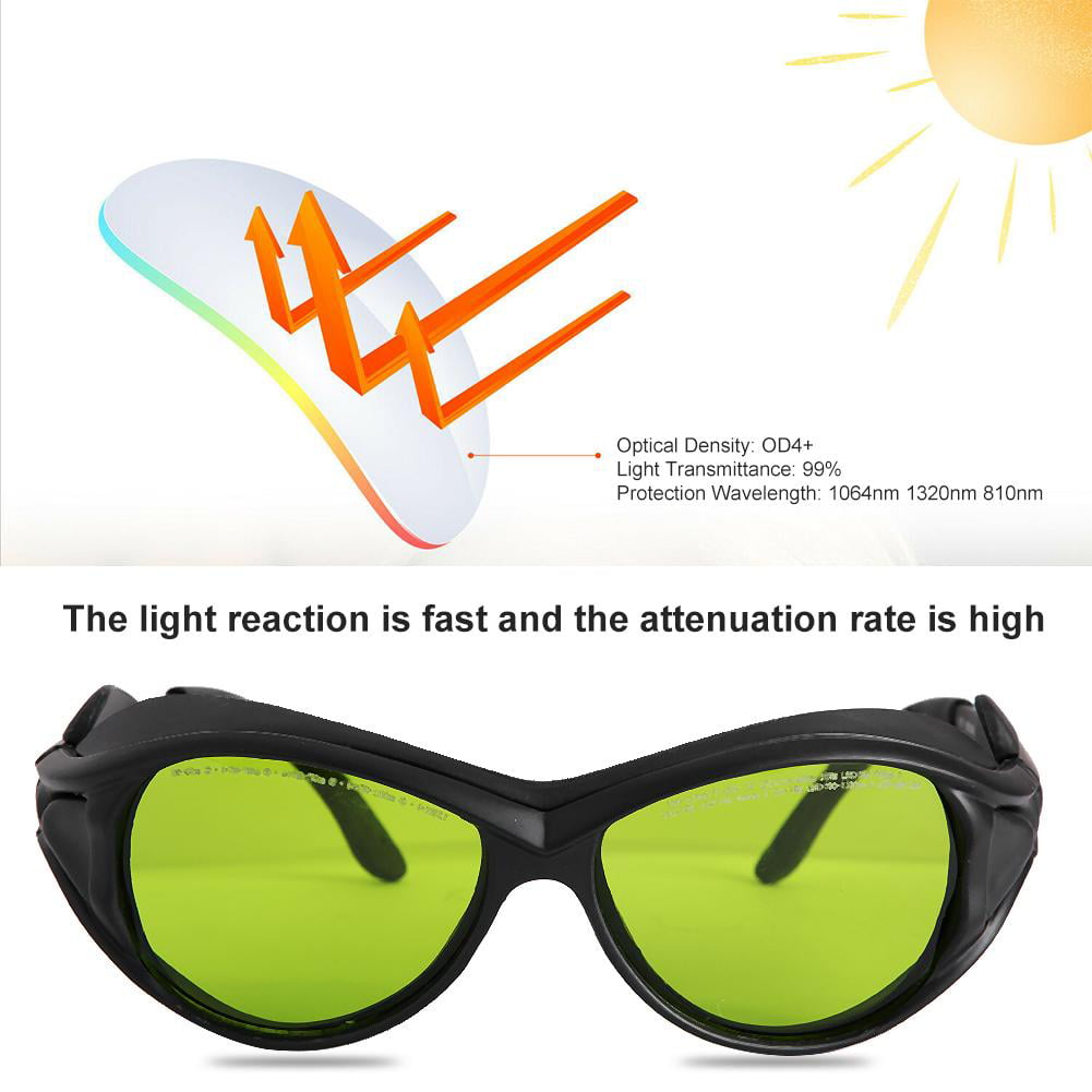 LED Safety Glasses All Wavelength Light Protective Eyewear Protection Goggles 