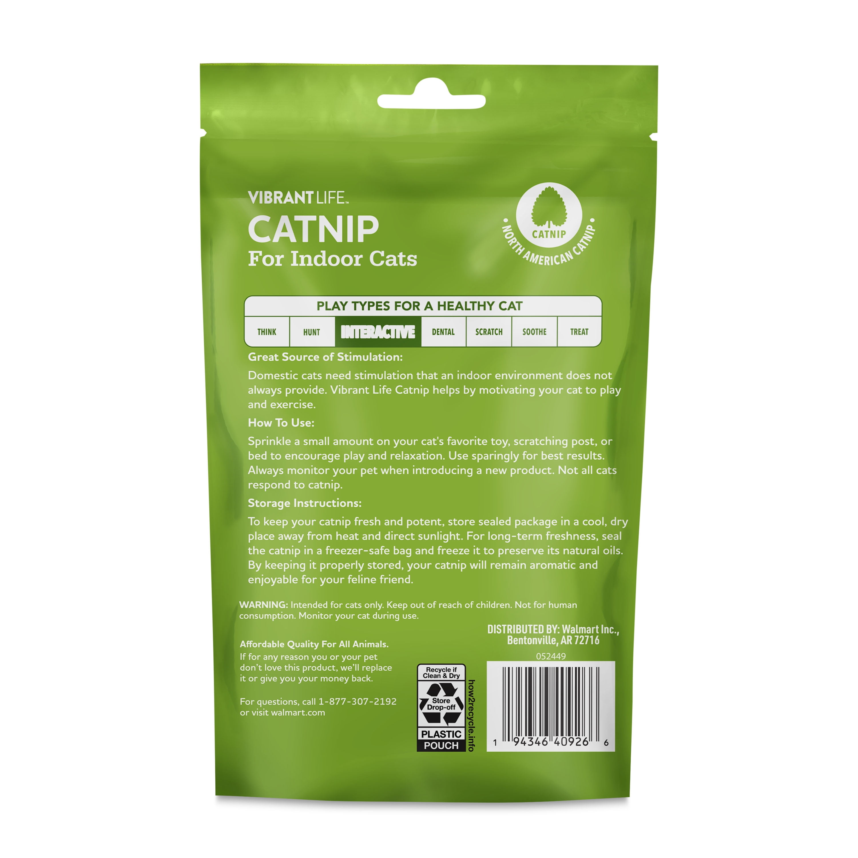 Vibrant Life Catnip, 1.25 oz Bag