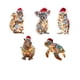 thumbnail image 1 of Ornamentos Del Árbol de Navidad 5Pcs Decoración Festiva de Vacaciones, 1 of 4