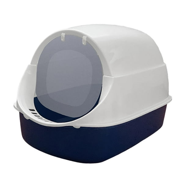 Hooded Cat Kitty Litter Pan for Indoor Sturdy Anti ing with Top