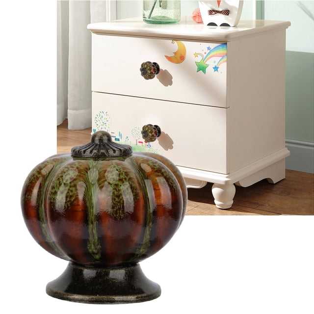 Unique Design Zinc Alloy Door Handle Door Handle Pulls Pumpkin-shaped Design Lines Cupboard For Cabinet Drawer Wardrobe