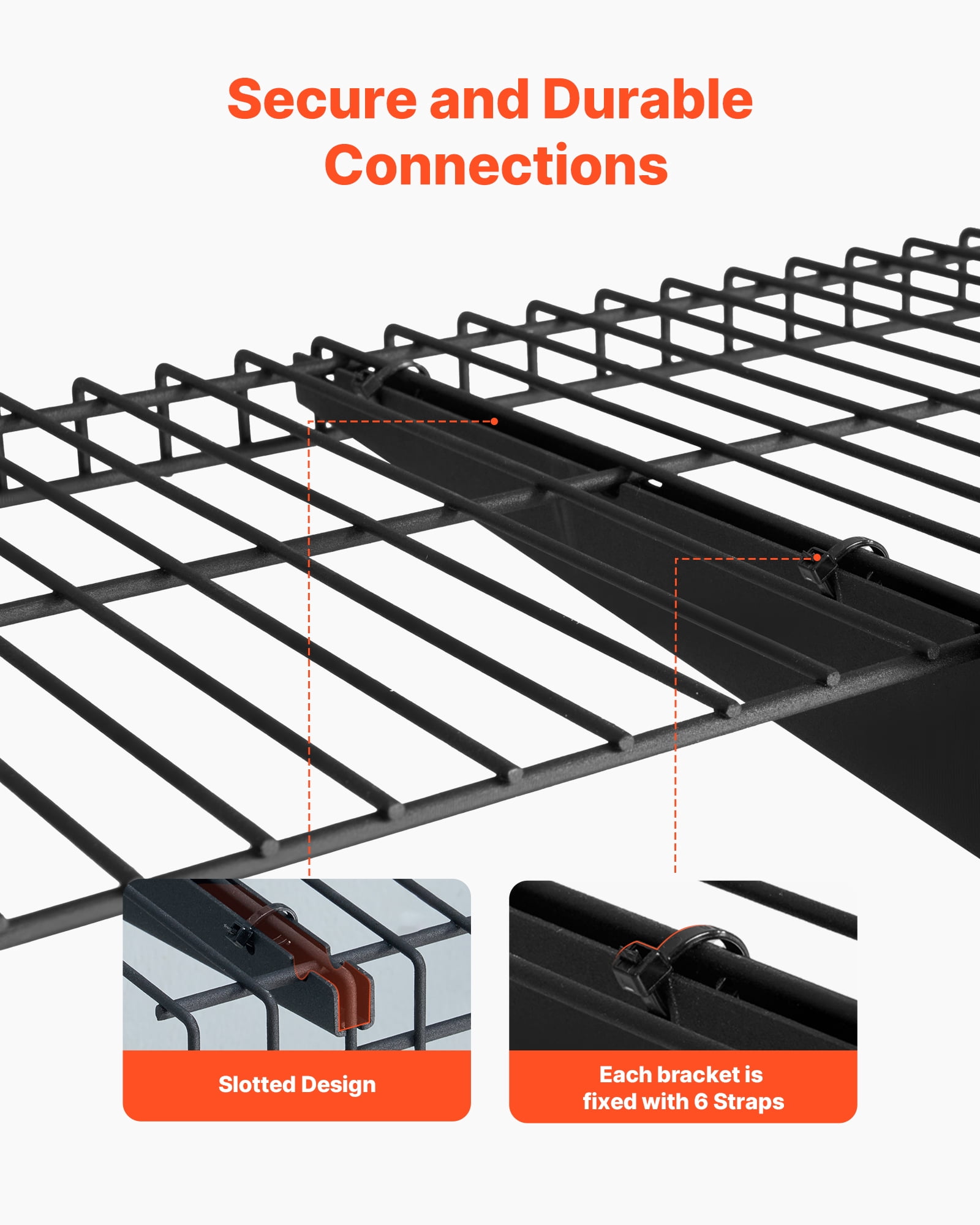 VEVOR 3-Tier Heavy Duty Wall Garage Shelving, 0.9 x 3 ft Steel Wall Mounted Shelving Unit, 11 x 36 Inch Per Shelf Floating Storage Metal Rack for Garage with 450 lbs Total Weight Capacity, Black