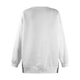 thumbnail image 4 of zbxnLI Women's Oversized Sweatshirt Sport Gym Athletic Gym Long Sleeve Pullover Shirt Fall Winter Tops, 4 of 5