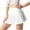 White, variant on Women Tennis Skirt with Shorts Pockets Pleated Skirt Golf Skort Athletic Skirts High Waist Skater School Mini Skirt Gray M