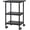Ebony Black, variant on VASAGLE Industrial Under Desk Printer Stand 2-Tier Mobile Machine Cart with Shelf Heavy Duty Storage Rack for Office and Home Black