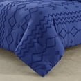 thumbnail image 5 of JML 2 Piece Tufted Comforter Set Twin,1 Comforter,1 Pillowcase, Geometric Design, Navy, 5 of 5