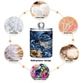 thumbnail image 4 of Clear Storage Jar 2.75x 4.13 Inches One Sizex2 Cotton Swabs Cans Translucent Plasticental Floss Cans Cotton Pads Cans Bathroom Canisters Flowers and Leopards, 4 of 7