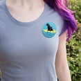 thumbnail image 2 of Looking For the Next Big Break Surfing Dog Puppy Surf Pinback Button Pin, 2 of 5