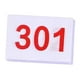 thumbnail image 3 of Números de competidor para correr, ligeros, resistentes al desgarro, de tela para número de atleta 301 a 400, 3 of 9