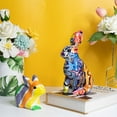 aasfjeg-christmas-ornaments-resin-crafts-colorful-cute-rabbit-tabletop