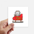 thumbnail image 1 of Bastet Egypt mas Sled Sticker Square Waterproof Stickers Wallpaper Car Decal, 1 of 1
