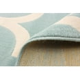 thumbnail image 3 of ECARPET Modern Area Rug for Dining Room, Living Room, Bedroom or Den Arbour Aqua, 3 of 9