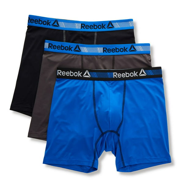 Reebok - Reebok Men's Performance Boxer Briefs, 3 Pack - Walmart.com ...