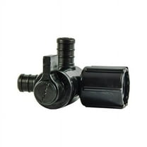 Crimp to FPT Swivel Plastic 3-Way Valve