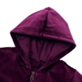 thumbnail image 6 of ZACPNCV Kids Velour Tracksuit Boys Girls Full Zip Hoodies And Jogger Pants Solid Soft Velvet Fall Winter Warm 2 Piece Outfit with Pockets 2-3Years, 6 of 9
