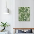 thumbnail image 3 of COMIO  Framed Green Wall Art(No Plexiglass), Palm Leaves Canvas Wall Art,Botanical Wood Bohemia Sage Wall Decor Prints Artworks for Living Room Bedroom, Plant Neutral Wall Decor, 3 of 4