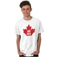 thumbnail image 4 of We Are Canada Slogan Maple Leaf Plus Size Crewneck Graphic Tee Shirt Brisco Brands 2X, 4 of 5