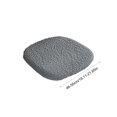 thumbnail image 3 of Velvet Stretch Dining Chair Seat Covers Thick Soft Elastic Chair Cushion Slipcover for Kitchen Dining Room Curved Seat Protector Washable, 3 of 6